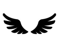 angel wings in heaven hawk feather wing pattern vector