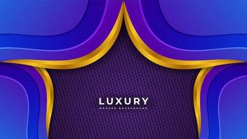 Modern Blue color Luxury Lighting Background Pattern Design vector