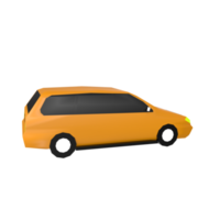 auto isolato su trasparente png