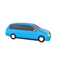 auto isolato su trasparente png