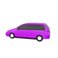 auto isolato su trasparente png