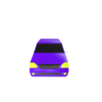 Car isolated on transparent png