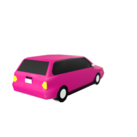 auto isolato su trasparente png