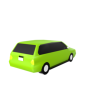 auto isolato su trasparente png