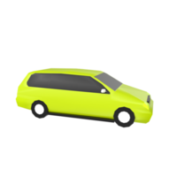 auto isolato su trasparente png