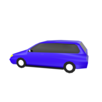 auto isolato su trasparente png