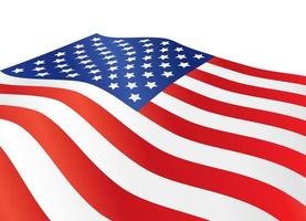 close up of United States of America flag illustration photo