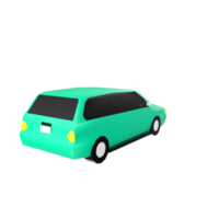 auto isolato su trasparente png