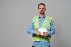 male builders Professional Job isolated background photo