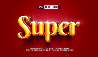 Super Text Style Effect psd