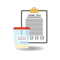 sperm test icon vector illustration