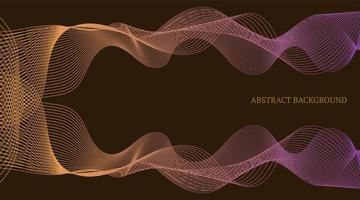 simple abstract background, wave lines vector