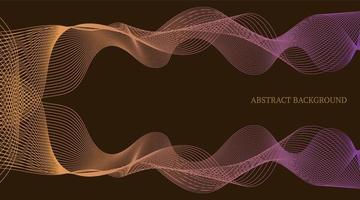 simple abstract background, wave lines vector