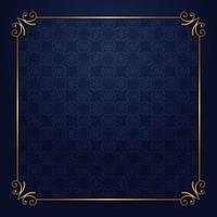 floral pattern, with vintage frame vector