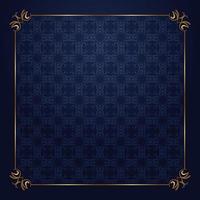 floral pattern, with vintage frame vector