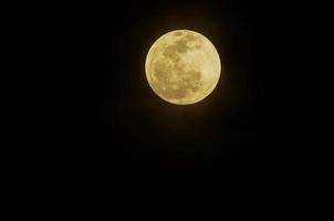 Moon at night photo