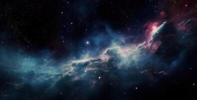 Galaxy and Nebula. Abstract space background. Endless universe with stars and galaxies in outer space. Cosmos art. photo