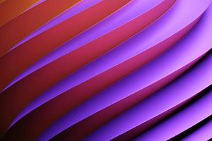 Abstract  gradient and geometric stripes pattern. Linear  purple    pattern, 3D illustration. photo