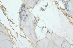 Luxury marble texture background white gold. Natural stone material pattern photo