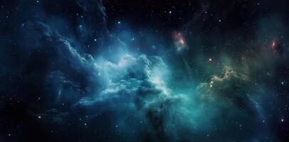 Galaxy and Nebula. Abstract space background. Endless universe with stars and galaxies in outer space. Cosmos art. photo