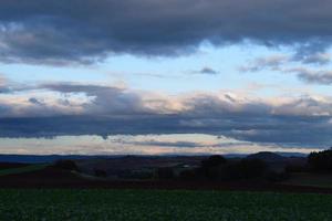 Sunset Sky in Autumn photo