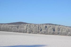 invierno mundo maravilloso en el eifel foto