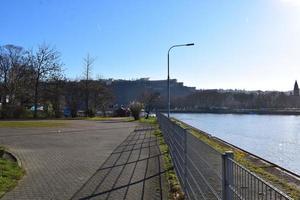 Mosel Shore with view to Deutsches Eck photo