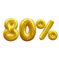 80 Percent Discount png