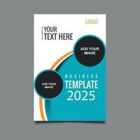 Corporate Book Cover Design Template in A4. Can be adapt to Brochure, Annual Report, Magazine,Poster, Business Presentation, Portfolio, Flyer, Banner, Website. new digital marketing flyer vector