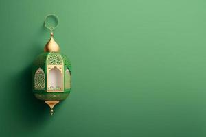 ramadan background with arabic lantern and blank space for text mockup photo