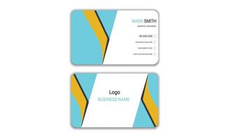 This Business card design is for business promotion, expansion and introduction and business card and modern and style design vector