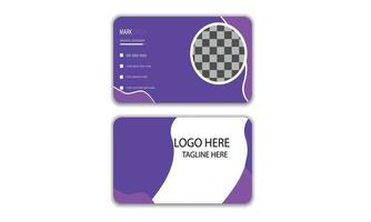 This Business card design is for business promotion, expansion and introduction and business card and modern and style design vector