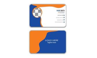 This Business card design is for business promotion, expansion and introduction and business card and modern and style design vector