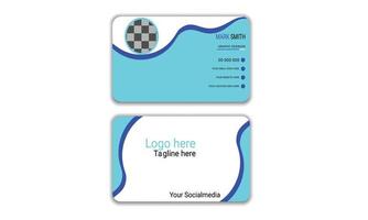 This Business card design is for business promotion, expansion and introduction and business card and modern and style design vector