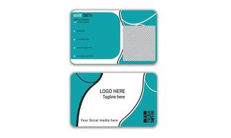 This Business card design is for business promotion, expansion and introduction and business card and modern and style design vector