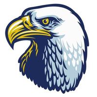 bald eagle head vector