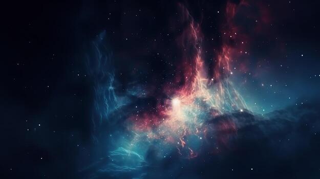Galaxy and Nebula. Abstract space background. Endless universe with stars and galaxies in outer space. Cosmos art. photo