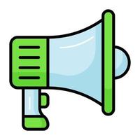 A beautiful design vector of megaphone in modern style, easy to use in web, mobile apps and presentation projects, bullhorn