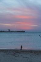 Cadiz a port city in Andalusia in southwest Spain and different city views photo