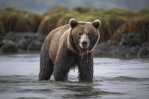 Grizzly Bear of Shores of Alaska photo