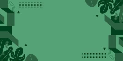 vector illustration of an abstract background in green color