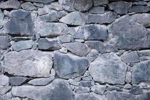 pared de natural piedras de diferente tamaños, antecedentes en gris colores foto
