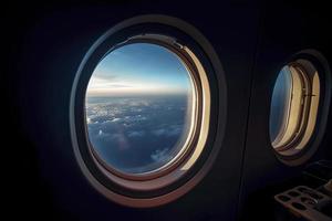 Airplane Window Porthole photo