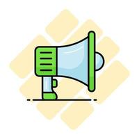 A beautiful design vector of megaphone in modern style, easy to use in web, mobile apps and presentation projects, bullhorn