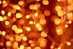 background of christmas lights, bokeh blur photo