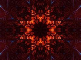 decorating geometric flower shapes and pattern background photo