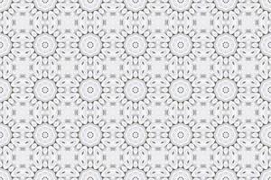 decorating geometric flower shapes and pattern background photo