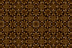 decorating geometric flower shapes and pattern background photo