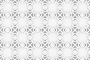 decorating geometric flower shapes and pattern background photo