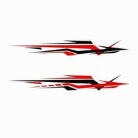 racing car sticker design vector. sports car stickers vector